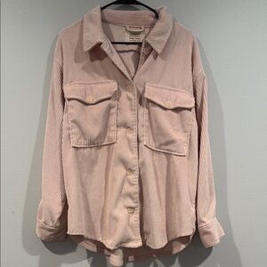 Ashley by 26 International Blush Corduroy Top